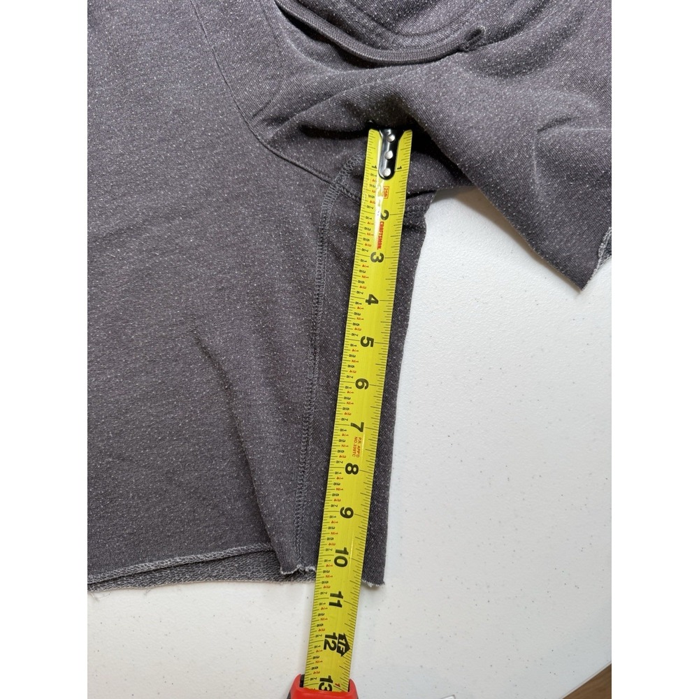 LUCKY BRAND Gray Lounge Sweat Shorts Drawstring Pockets Men's Medium -3331 - Picture 4 of 9